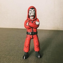 ladrón casa papel escalera apoya Arte máscara rojo ladron 3d print model - Mito3D