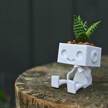 robbie robot ekici sanat etli oyuncak kart sahibi sevimli 3d print model - Mito3D