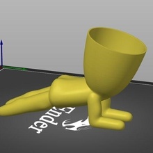 robert gym pots 3d print model - Mito3D