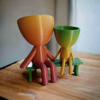 robert ni banking toys gardening house art toy 3d print model - Mito3D