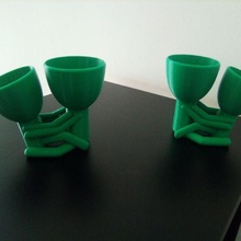 robert plantar lótus flor vaso planta arte casa 3d print model - Mito3D