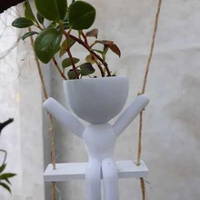 Robert plantes séance hamac robertplant plante pot fleur déco décoration 3d print model - Mito3D