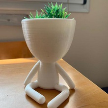 robert pot chill planter home house deco 3d print model - Mito3D