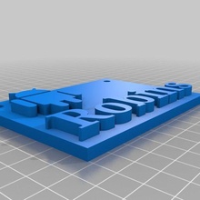 robin android plaque 3d print model - Mito3D