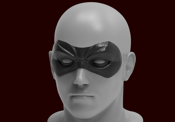 robin máscara snyderverse batman dc bvs 3d print model - Mito3D