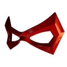 robin mask moda dc comics cosplay cappuccio rosso jason todd batman 3d print model - Mito3D