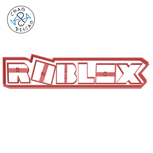 roblox - logo letters cookie cutter fondant polymer clay gadget gaming pastry baking birthday icing 3D print model - Mito3D