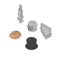 roblox accesories toys adjustable 3d print model - Mito3D