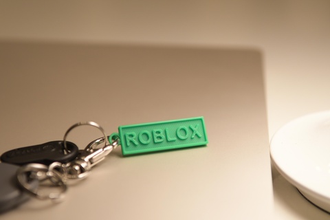 Roblox porte clés cool aventure Jeu Jeux rpg fantaisie jeu jouet 3d print model - Mito3D