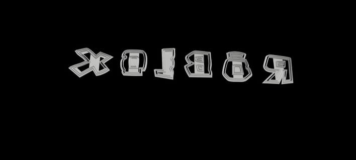 Roblox thème coupeur ensemble coupeurs Roblox lettres 3d print model - Mito3D