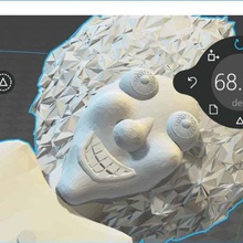 robo frango - cientista louco da cabeça chaveiro jóias chaveiros de dos desenhos animados 3d print model - Mito3D