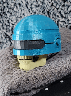 robo skull 1 Art robot human cop robocop 3d print model - Mito3D