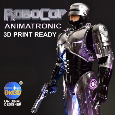 robocop animatronic did3d 62cm 3d stampa robocop2 robot animatronico poliziotto 3d print model - Mito3D