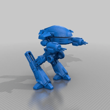 robocop ed-209 omni consumer products combat droid robot ed209 model_robots 3d print model - Mito3D