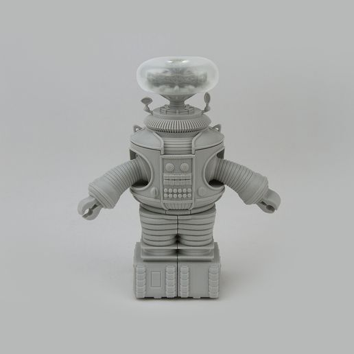robot b dobrável 4d 3D print model - Mito3D