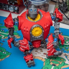 robot toy Spielzeug Roboter Konstrukteur Charakter 3d print model - Mito3D