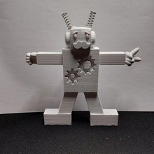 robot arte culti alberi 3d print model - Mito3D