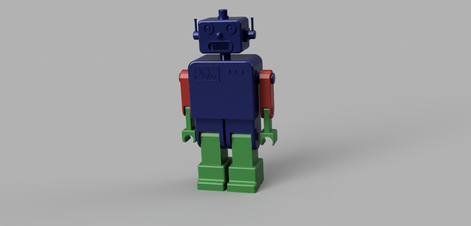 Roboter 3d print model - Mito3D