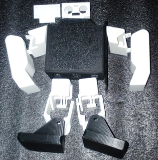 robot robot juguete electrónica 3d print model - Mito3D