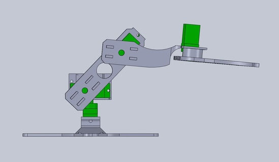 robot brazo juego 3d print model - Mito3D
