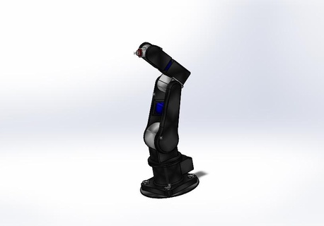 robot brazo pequeña robótico colegio estudiante Universidad proyectos graduación proyecto arduino 3d print model - Mito3D