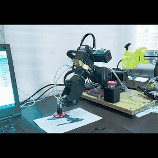 robô braço 6 eixo gadget 3D print model - Mito3D