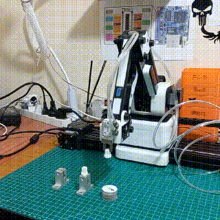 robot arm rnv2 file cad step robotarm robotic 3d print model - Mito3D