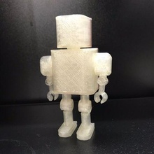 robot 2 bot flexi fléchir articulé jouet enfant 3d print model - Mito3D