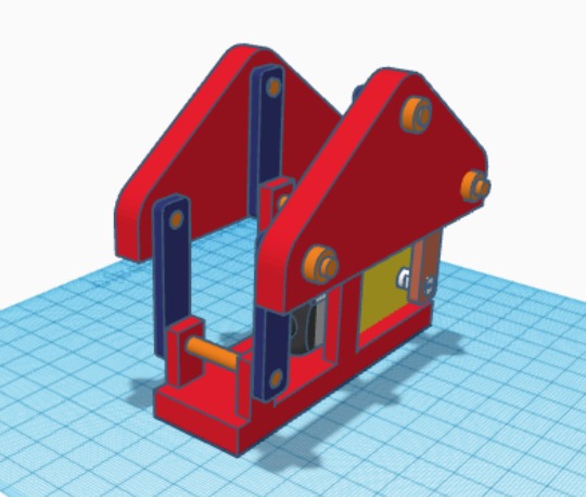 robot bípode par 3D print model - Mito3D