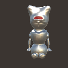 robot gato Arte 3d print model - Mito3D