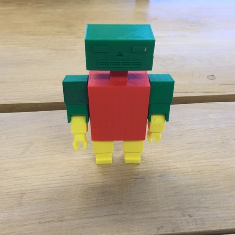 robot children game construction toys 3D print model - Mito3D