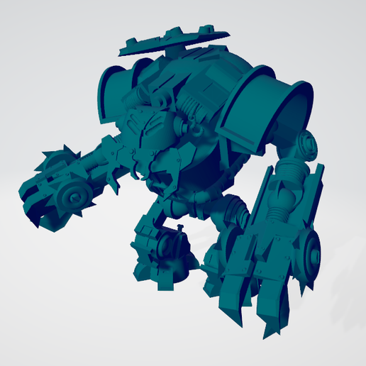 robot construction posable ambot nécromonde ruche marteau guerre 40k toy_game_accessories 3D print model - Mito3D