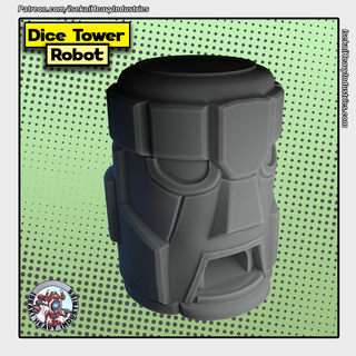 robot dice tower marvel crisis protocol sentinel 3d print model - Mito3D
