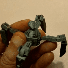 Roboter flexi flexibel artikuliert drucken Ort Kunst Spielzeug 3d print model - Mito3D