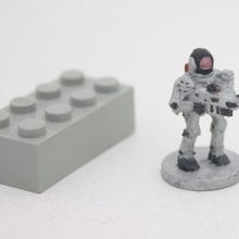 robot pistola 18mm scala gioco in miniatura giocattolo sci fi mappa 3d print model - Mito3D