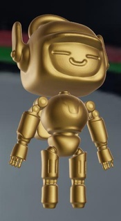 robot insan Aşk ölüm robotlar k vrc kvcr anahtar Zincir oyuncak baba vergileri 3d print model - Mito3D