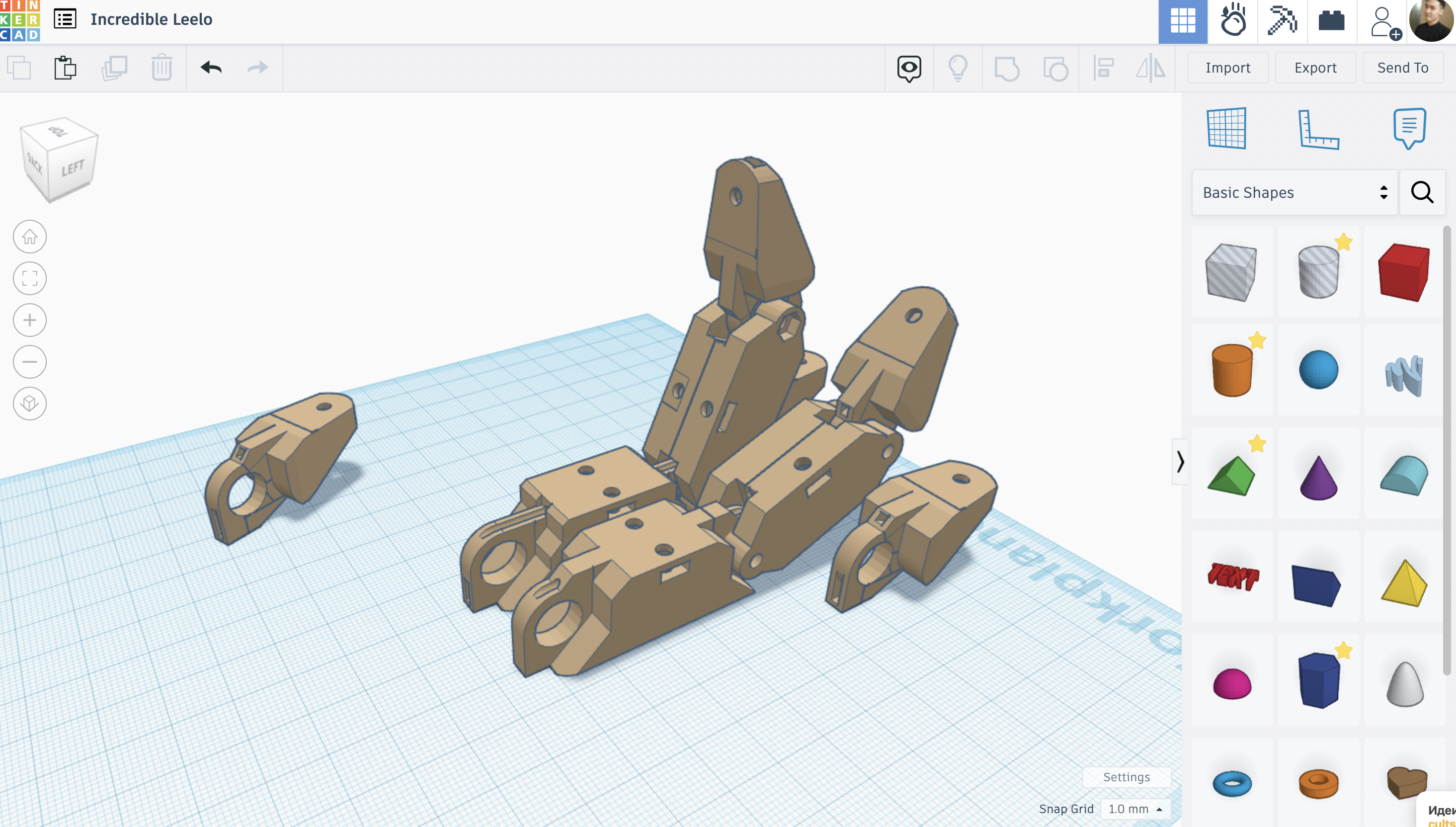 robot hand fingers 3D print model - Mito3D