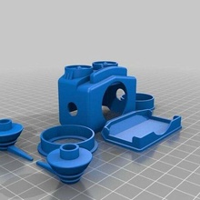 robot horikawa cabeza juguete 3d print model - Mito3D