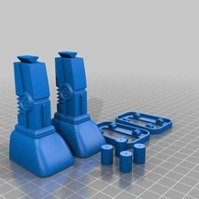 robot horikawa legs toy 3d print model - Mito3D
