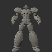 robot kral Koreli versiyon hayran Sanat 3d Yazdır model Bilim mekanik savaşçı yarı savaş şövalye hobi kendin yap robotik 3d print model - Mito3D