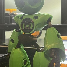 robot marchio ii verde lanterna variante gadget robotmarkii supereroi actionfigures 3d print model - Mito3D
