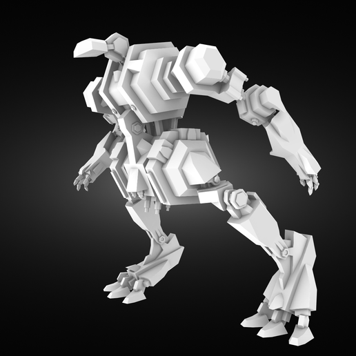 Roboter Modell 3D print model - Mito3D