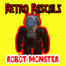 robot monster art retro rascals 1 24 3 action figure figures toys bot builder serial republic adventure fantasy 3d print model - Mito3D