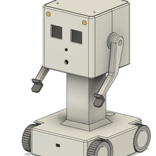 robot chiotbot Jeu robots voiture docteur moteur servomoteur robotique robotica 3d print model - Mito3D