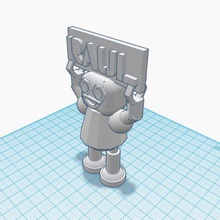 Roboter raul Spiel 3d print model - Mito3D