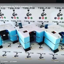 robot de fútbol futbol juego soquer soker tesla3d micromotor pololu competencia el 3d print model - Mito3D