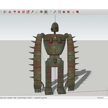 robot soldier laputa castle sky various 3d print model - Mito3D