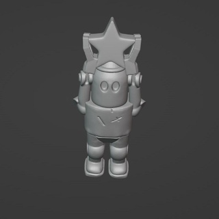 robot stella robot stella robotica miniatura figura 3d print model - Mito3D