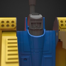 robot transformer 90 toy game kid jet tank 3d print model - Mito3D