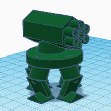 robot torreta tinkercad 3d print model - Mito3D